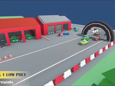 Race Pack 1 3D model