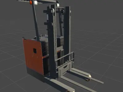 forklift Low-poly 3D model