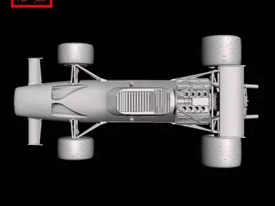 Formula 1 - McLaren M7A 1968 3D print model