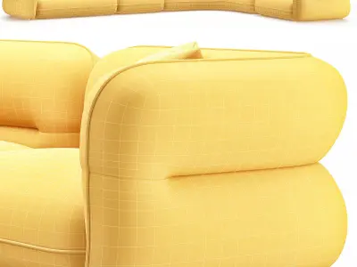 Bufa Sofa Low-poly 3D model