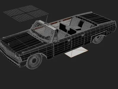 Zil114 cabriolet 3D model