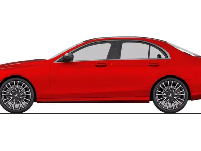 Mercedes-Benz E-Class AMG Line 2021 3D model