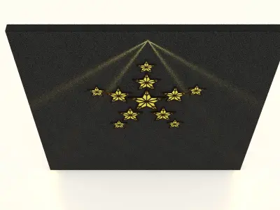Star Shape Tool object Low-poly 3D model