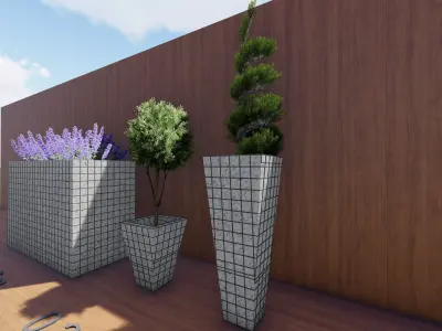 Vase flower Free 3D model buy