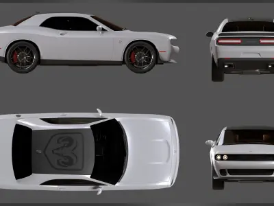 Dodge Hellcat SRT 3D model