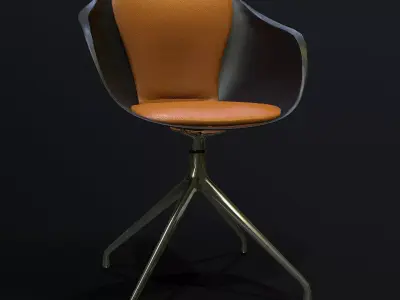 Adelaide Chair Lowpoly  Low-poly 3D model