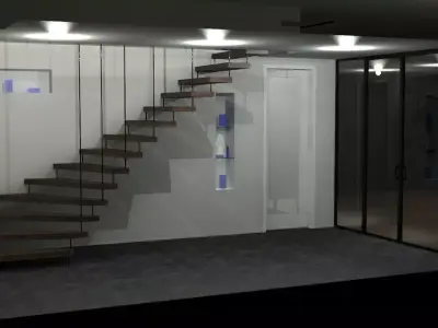 Metal Stair- Merdiven 3D model