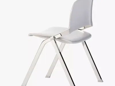 LAKENDO PLASTIC Stackable folding chair by Diemmebi 3D model