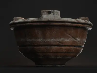 Traditional moroccan oven - Majmar 3D model