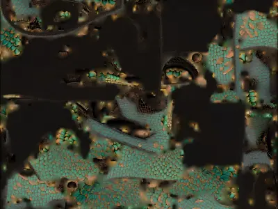 Serpent Dragon Mask 3D Model Scaled Reptilian War Gear Low-poly 3D model