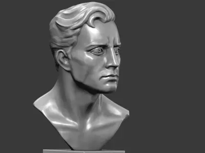 Bust of men 3D print model