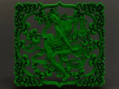 Secret Garden Ornament 3D print model