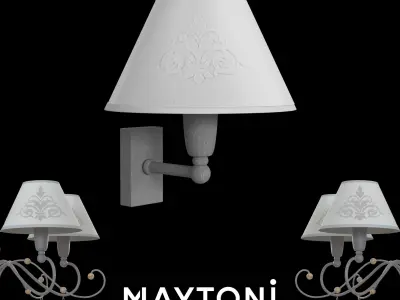 Sconce Milea ARM132-WL-01-GR Maytoni Classic Free 3D model