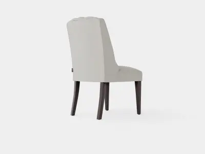 Venice dining chair sand Low-poly 3D model