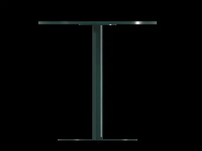 Mesa CafeTable - Model 4670 V-01 Low-poly 3D model