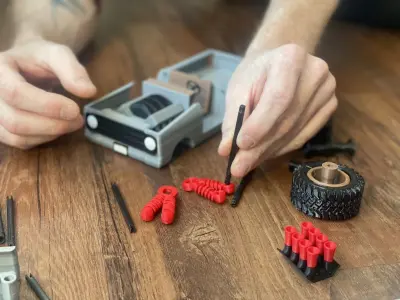 PICKUP SNAP MODEL MAXWELLS MODULAR MACHINES 3D print model