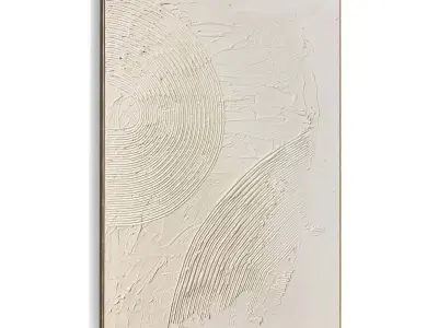 Plaster Two Photo Frame 366 Low-poly 3D model