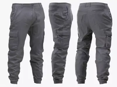 Pants 138 - All MH Bodies - UE5 Skeletons - Rigged Low-poly 3D model