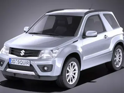 Suzuki Grand Vitara 3door 2013 VRAY 3D model