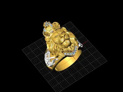 LION KING RING   3D print model