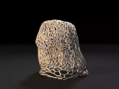 Severus Snape Voronoi 3D print model