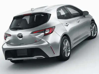 Toyota Corolla Hatchback and Auris 2019 3D model
