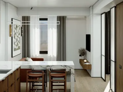 Interior Room Scene  3D model