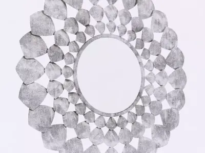 contemporary mirror 3D model
