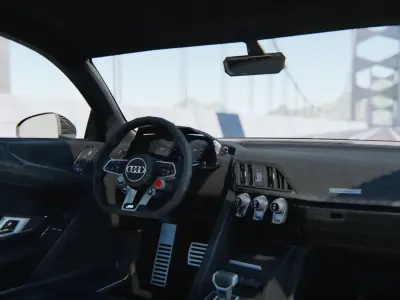 Audi R8 V10 Plus 2016 3D VRAY  model 3D model