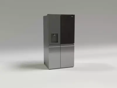 Simple LG Fridge Free 3D model