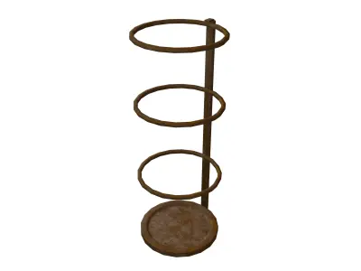 Modern Design Umbrella Stand v1 006 Low-poly 3D model