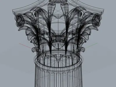 Corinthian Capital 3D model