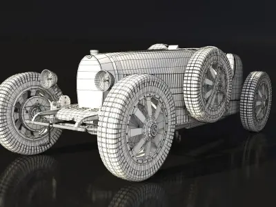 Bugatti Type 35 3D model