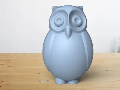 Owl version 2  PRINTABLE MODEL 3D print model