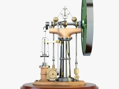 Benson Vertical Engine 3D model