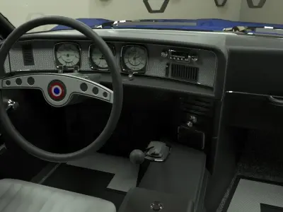 AMC AMX Javelin SST 1971 3D model