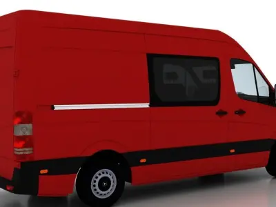 Mercedes Benz Sprinter L2H2 2009 Crew Van EU 3D model