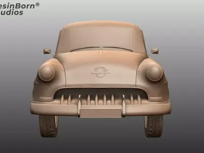 1956 Opel Olympia Rekord Mk1 3D print model