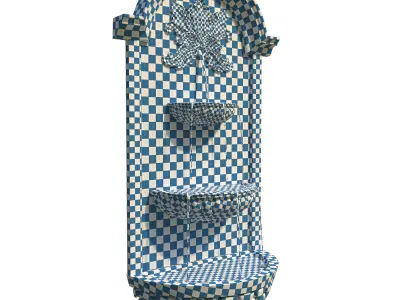 Classic Wall Fountain 02 3D model