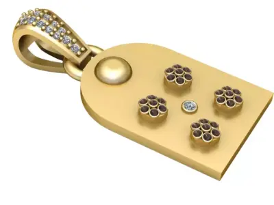  Glamira Pendant 3D print model
