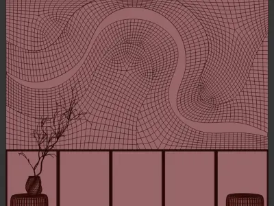  decorative wall 01 3D model