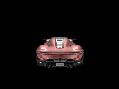 Ferrari Daytona 3D model