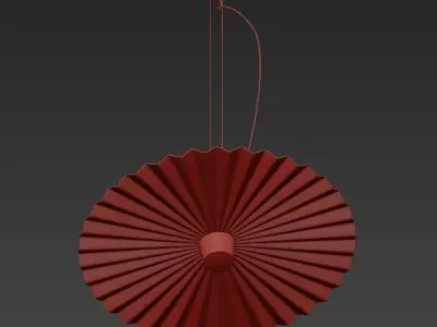 GONZAGA fan pendant lamp 3D model