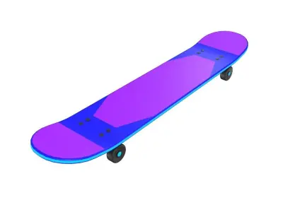Skateboard 3D model