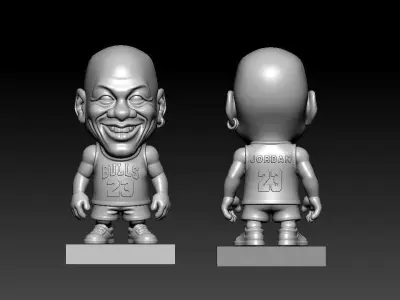 NBA - Michael Jordan chibi statue - 3d Print 3D print model