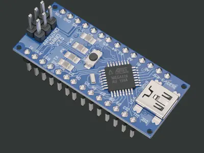 3D Arduino Nano 3 3D model