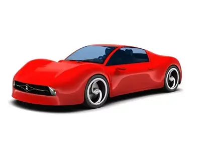 Acceptor Acc2 Electric Car 3D model