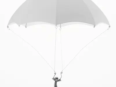 Lamp PARACHUTE 3D model
