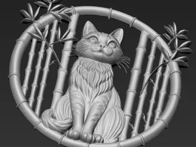 Cat A25 3D print model