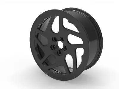 car rim design 3D print model